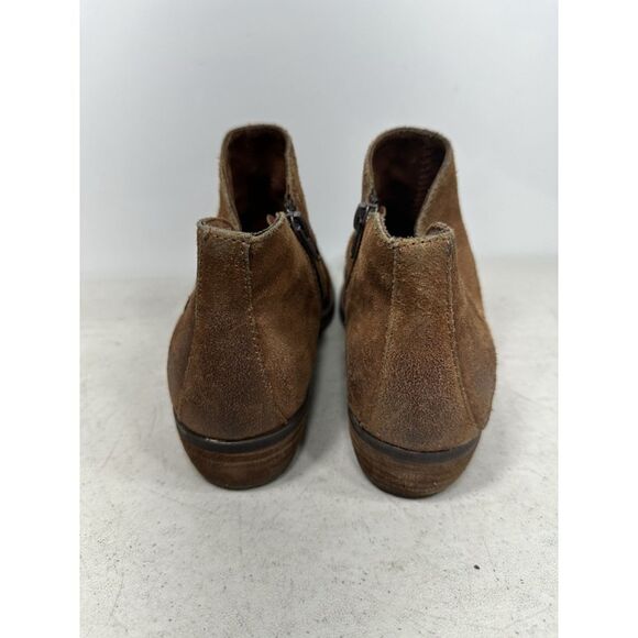 •Born Boc Brown Rust leather Suede zip boots booties women’s size 7 - Picture 6 of 8